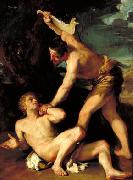 Gaetano Gandolfi Cain Killing Abel oil painting on canvas